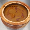 Sauce graine au bœuf/ Rice with Palm Nut Soup with Beef