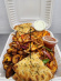ASSIETTE SOUVLAKI A L'AFRICAINE / PLATTER OF AFRICAN SOUVLAKI